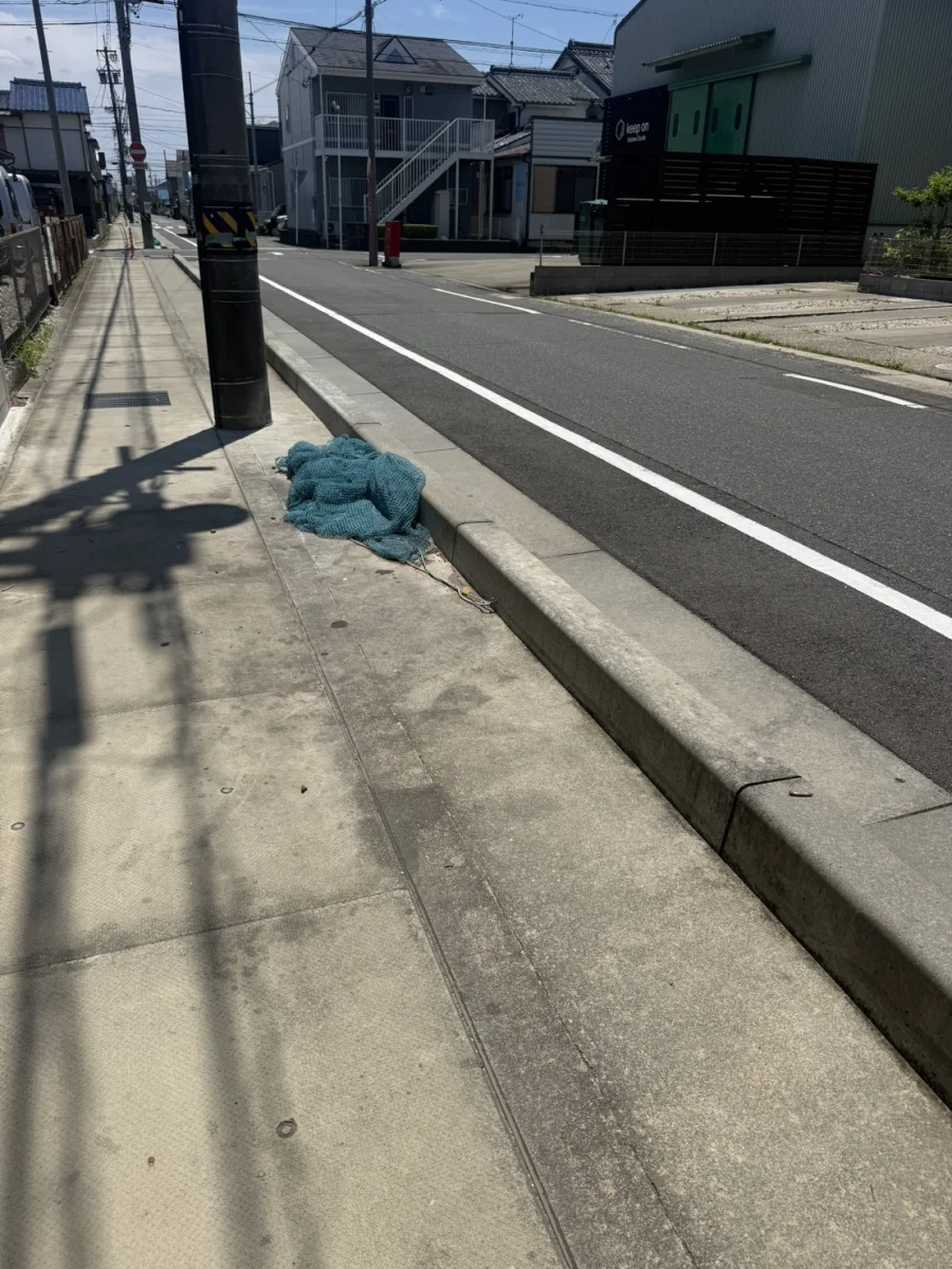 愛知県北名古屋市沖村岡 回収後