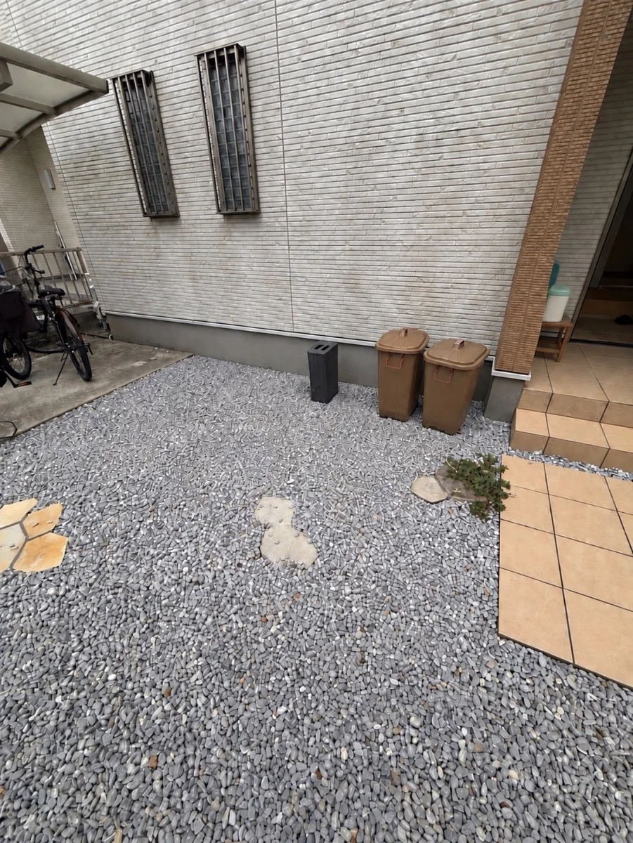 滋賀県栗東市霊仙寺 回収後
